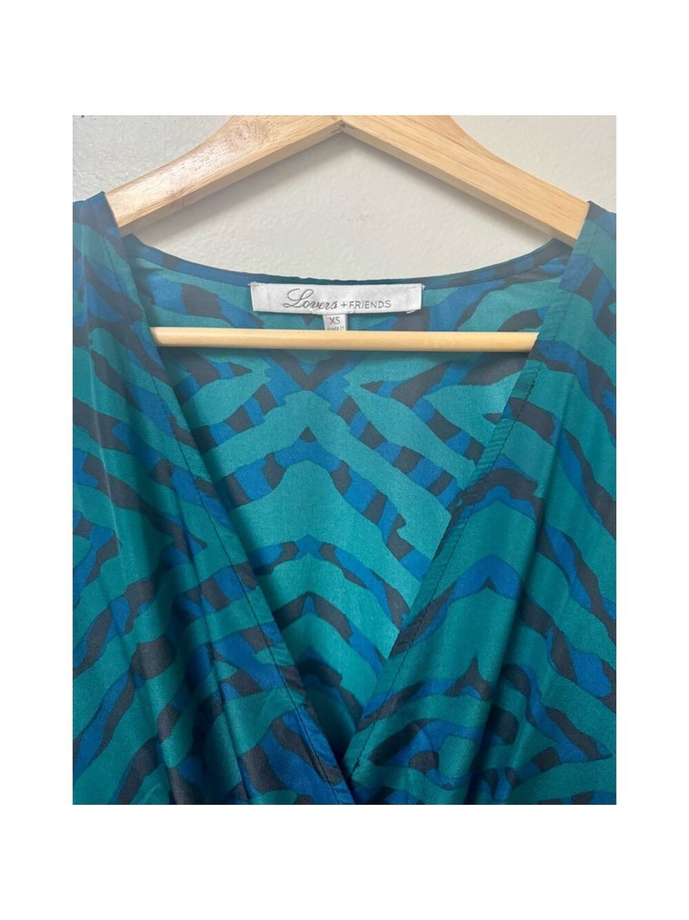 Lovers + Friends Abstract Print Long Sleeve Romper (XS) - Picture 10 of 13